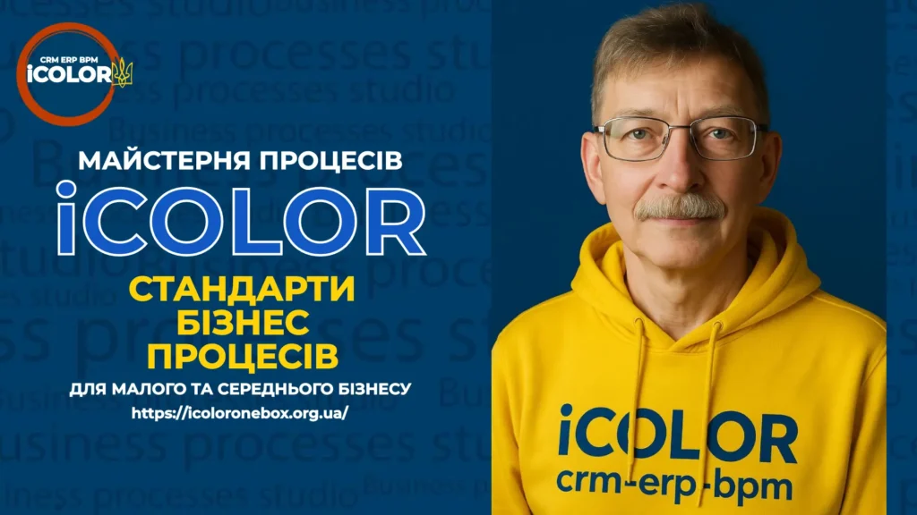 Майстерня процесів iCOLOR - стандарти бізнес-процесів OneBox